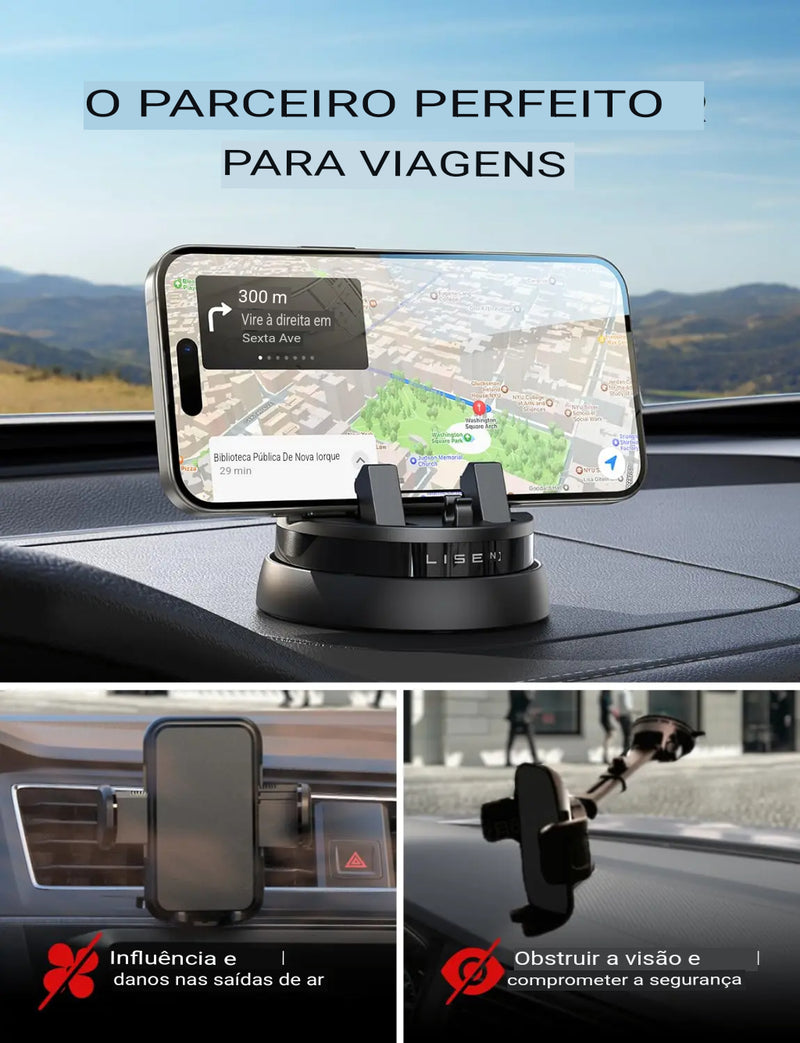 Suporte Para Celular e Tablet no CARRO (LISEN)